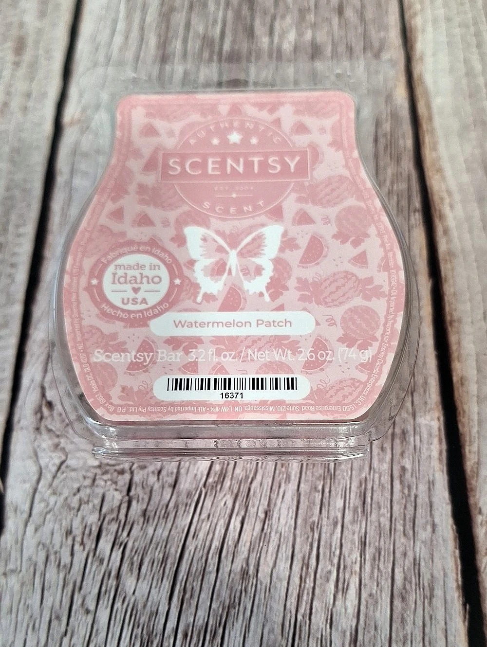 Scentsy Watermelon Patch Scentsy Bar Wax Bar Pink